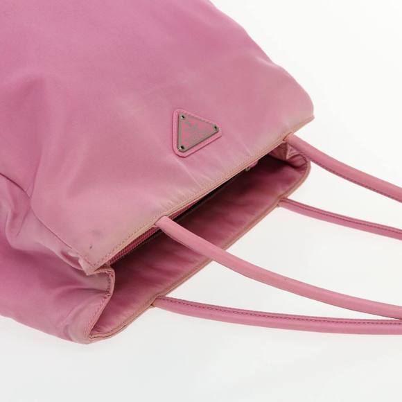 PRADA Tote Bag Nylon Pink Auth 95413 - Picture 6 of 16